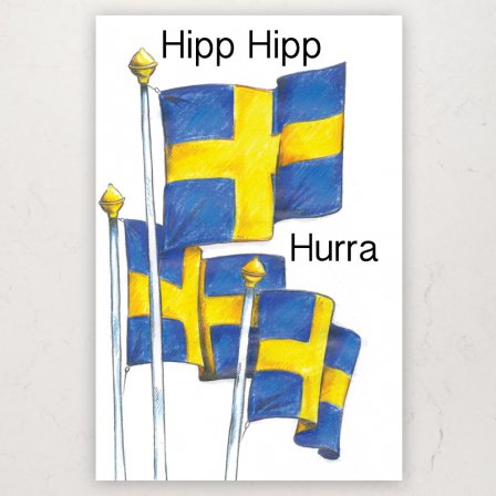 Finare-Kort-Hipp-Hipp-Hurra-Sverigeflagga-Skicka-Presenter